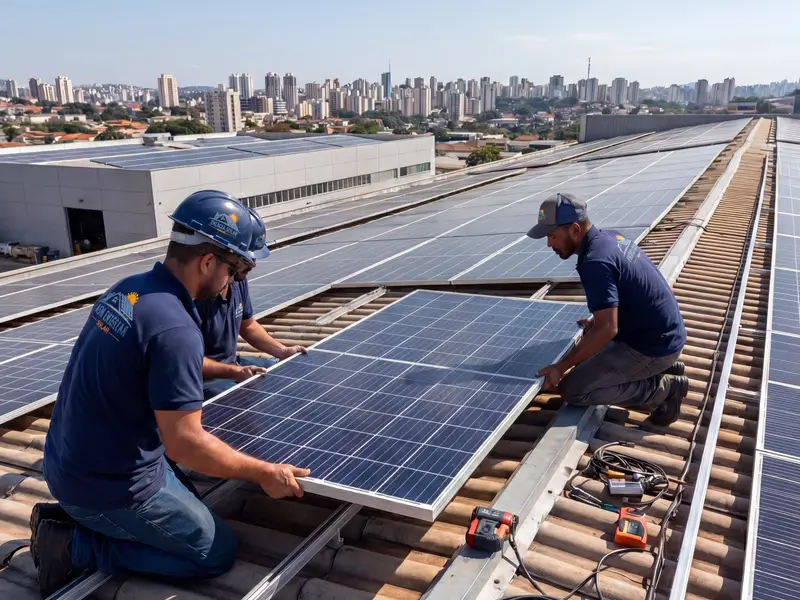 Projeto e engenharia de sistema fotovoltaico ASM Energia Solar